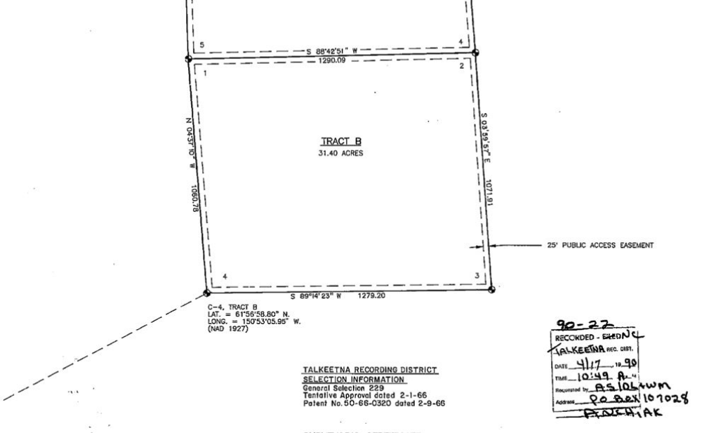 Vacant Land For Sale - 23864 Lake Creek<br/> Skwentna, AK 99667